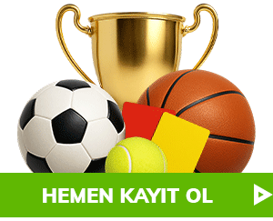 Kupa futbol topu basketbol topu ve hakem kartları